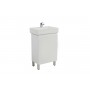 Gloss White Mini Vanity 500*325*850 With Ceramic Top